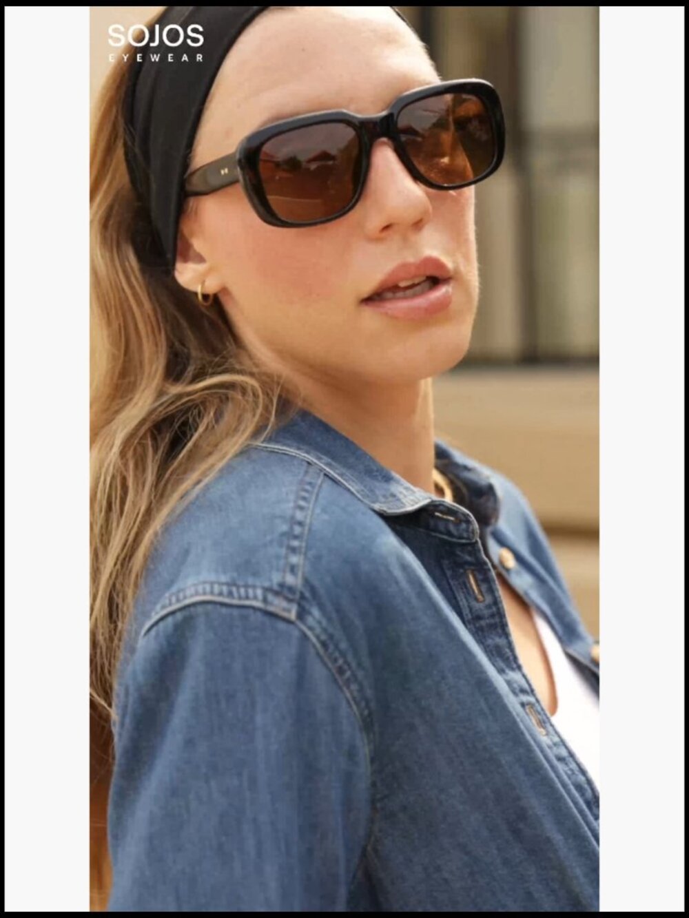 Classic Thick Rectangle Polarized Sunglasses Retro 90s Square Frame Shades UV400 - Picture 7 of 7